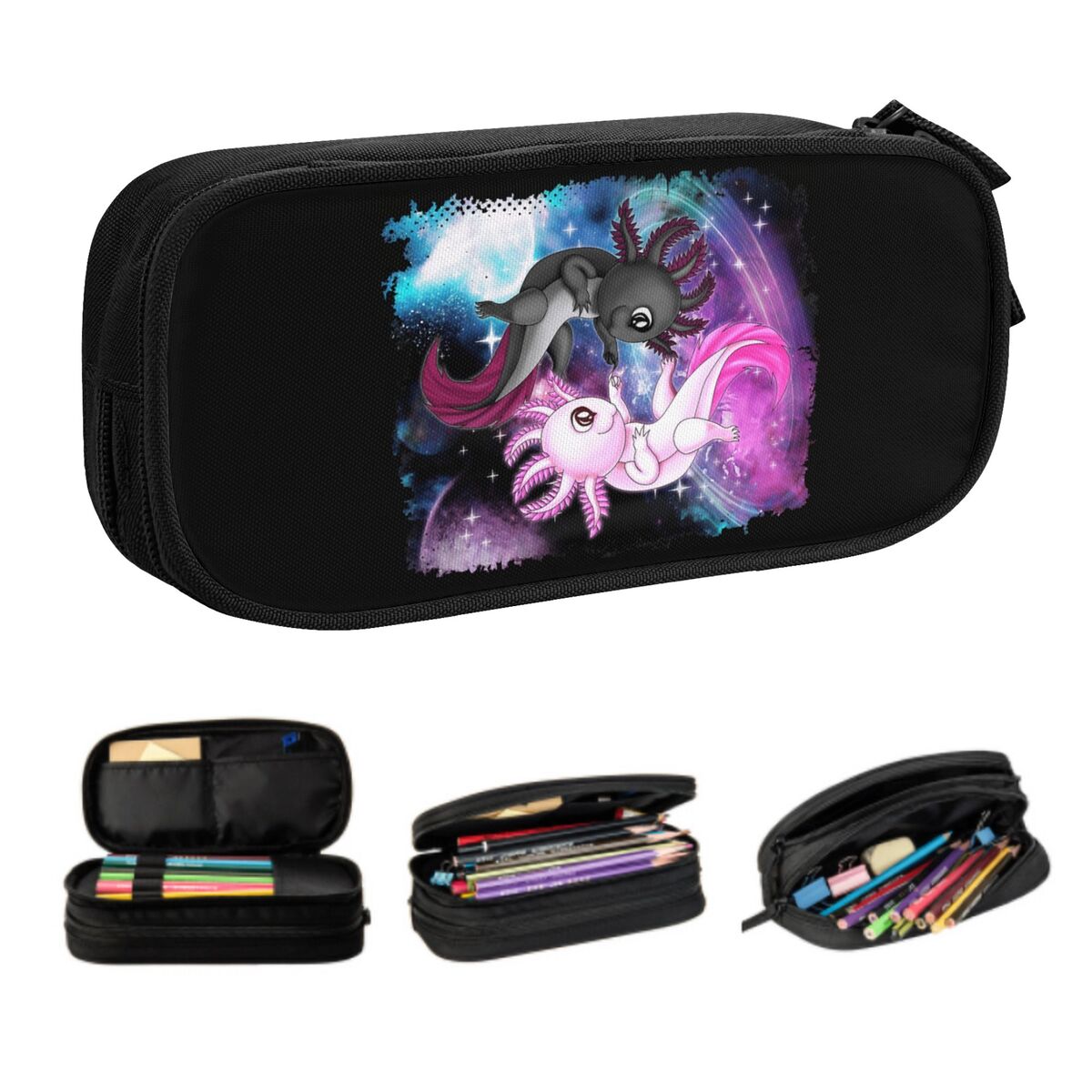 Pet X Supplies & Tack - Aangepaste schattige Axolotl Yin Yang pluche