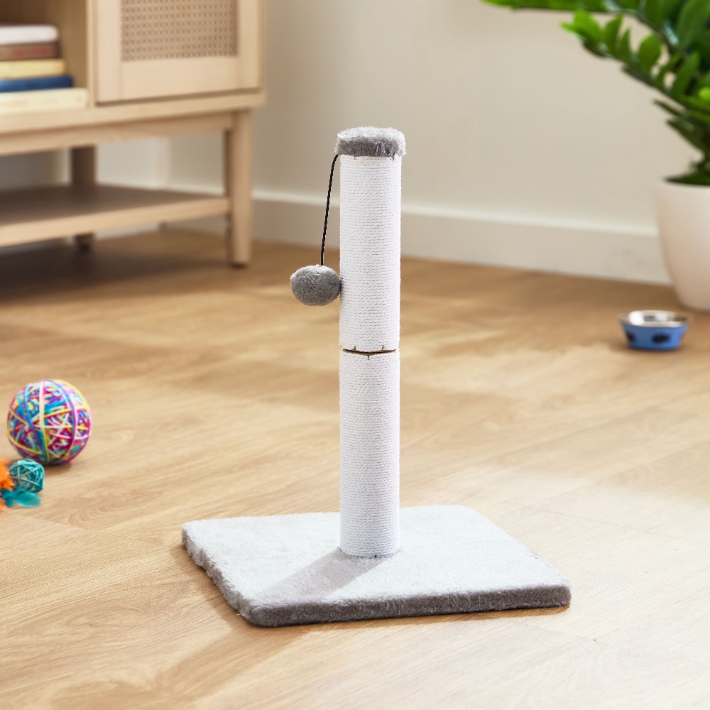 Cat Scratching Post - Krabpaal met hangende bal van katoenen