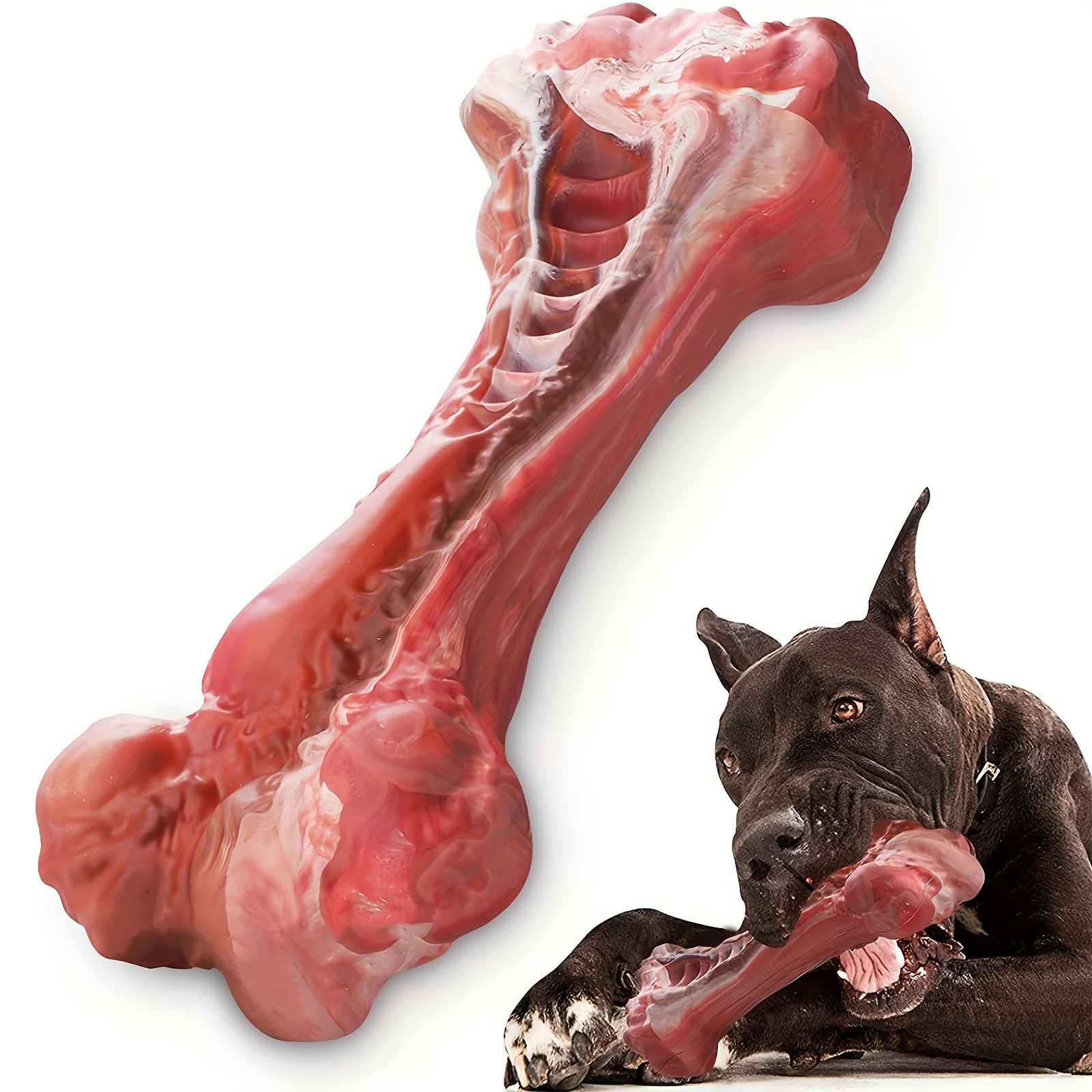 Dog Muzzle Silicone - Siliconen hondenspeeltje, natuurlijk rubber, niet-toxisch, geschikt