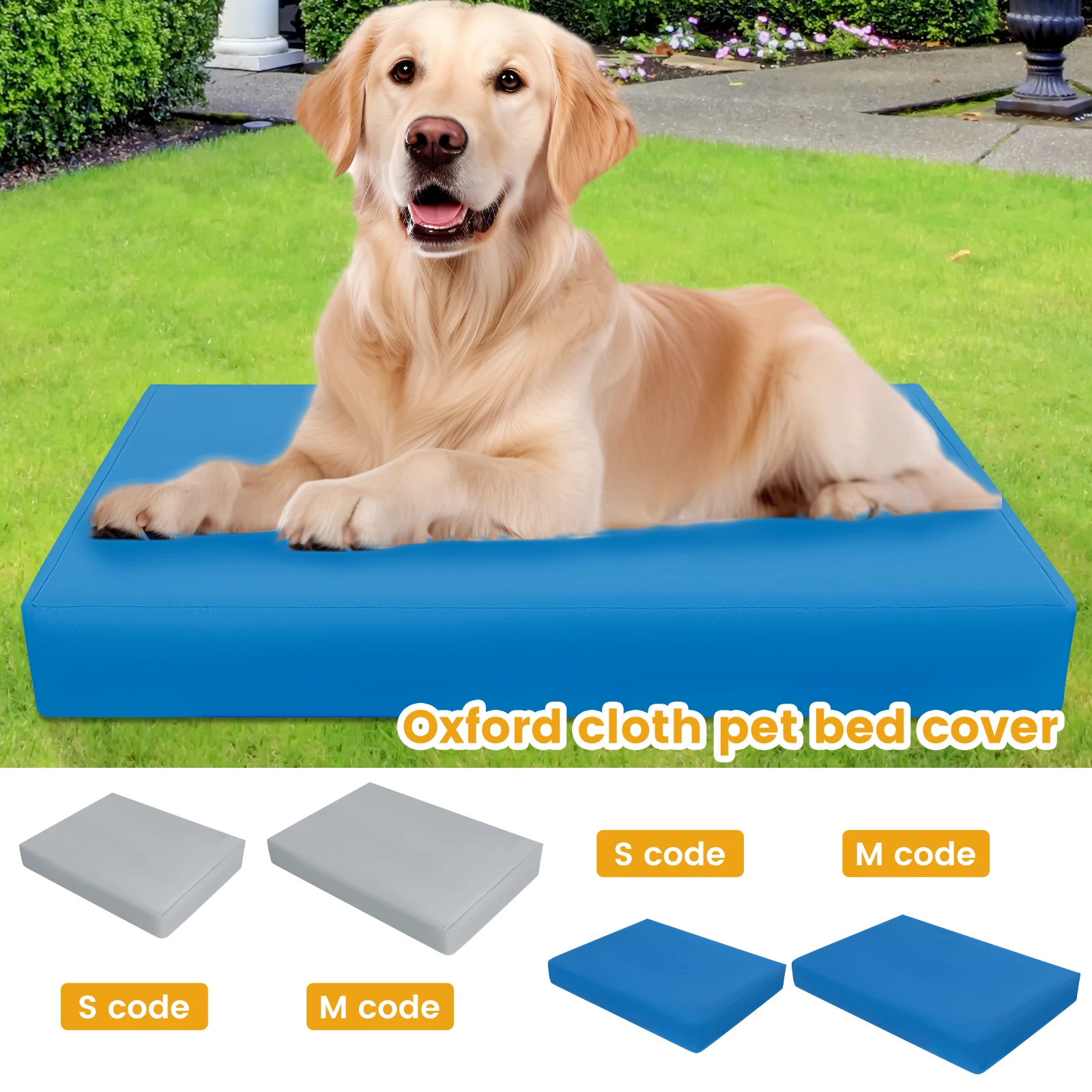 Pet Supplies Dog Wash - Hondenbedovertrek Oxfordstof Waterdichte hondenbedbeschermer Hoes met