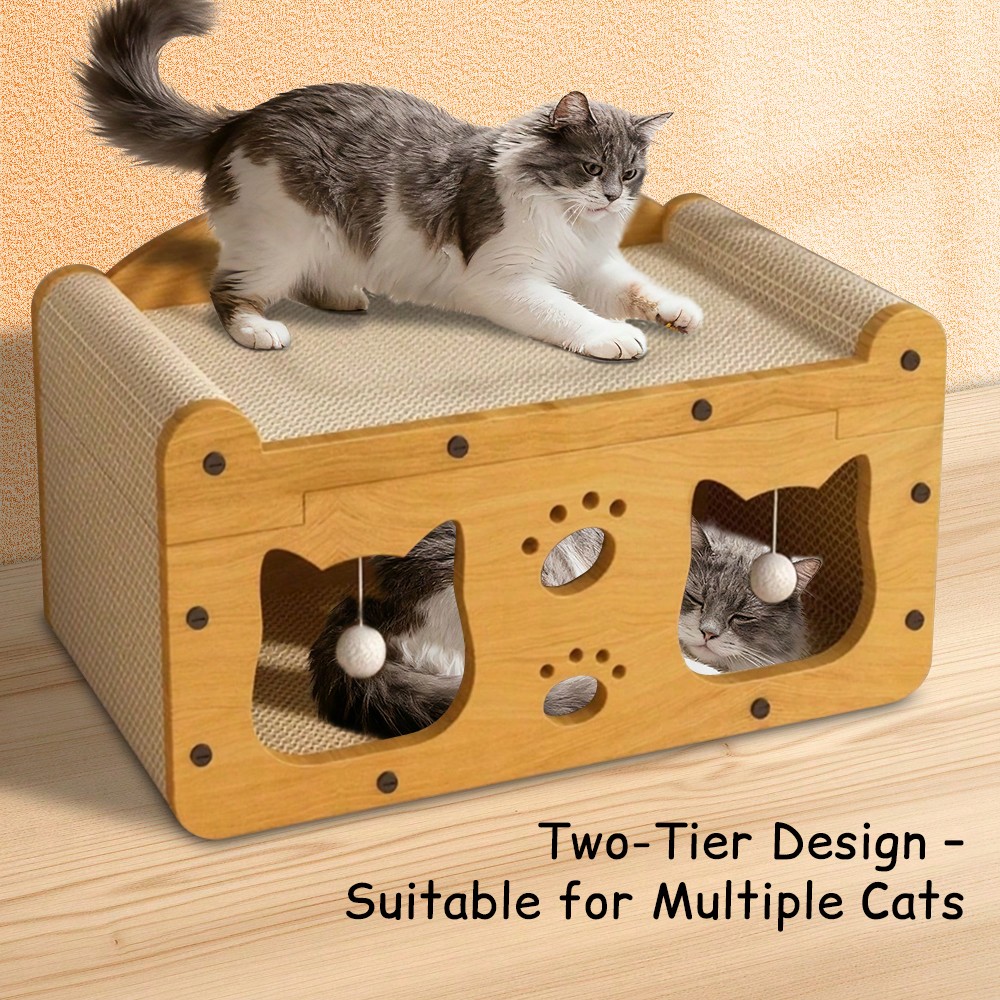Cat Scratching Post - Luxe kattenkrabplank met twee niveaus -