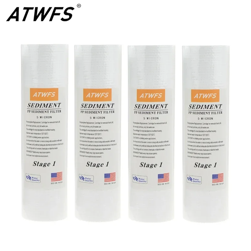 Aquael Filter Fzn - Waterzuiveringsfilter 5 micron 4 x 10