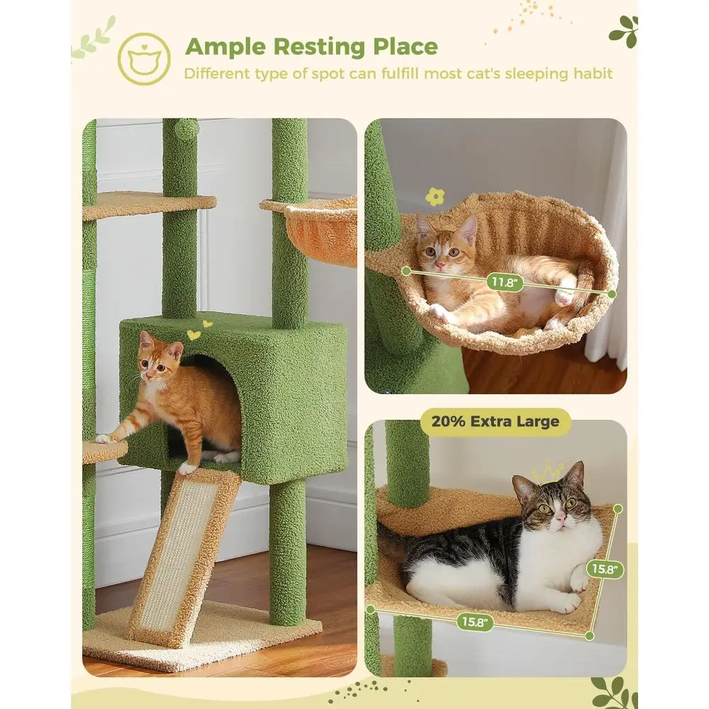 Verstelbare hoge kattenboom me - Cat Scratching Post recensie en prijs