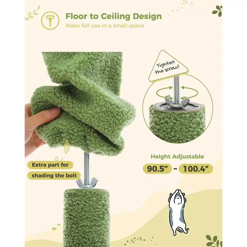 Verstelbare hoge kattenboom me - Cat Scratching Post recensie en prijs