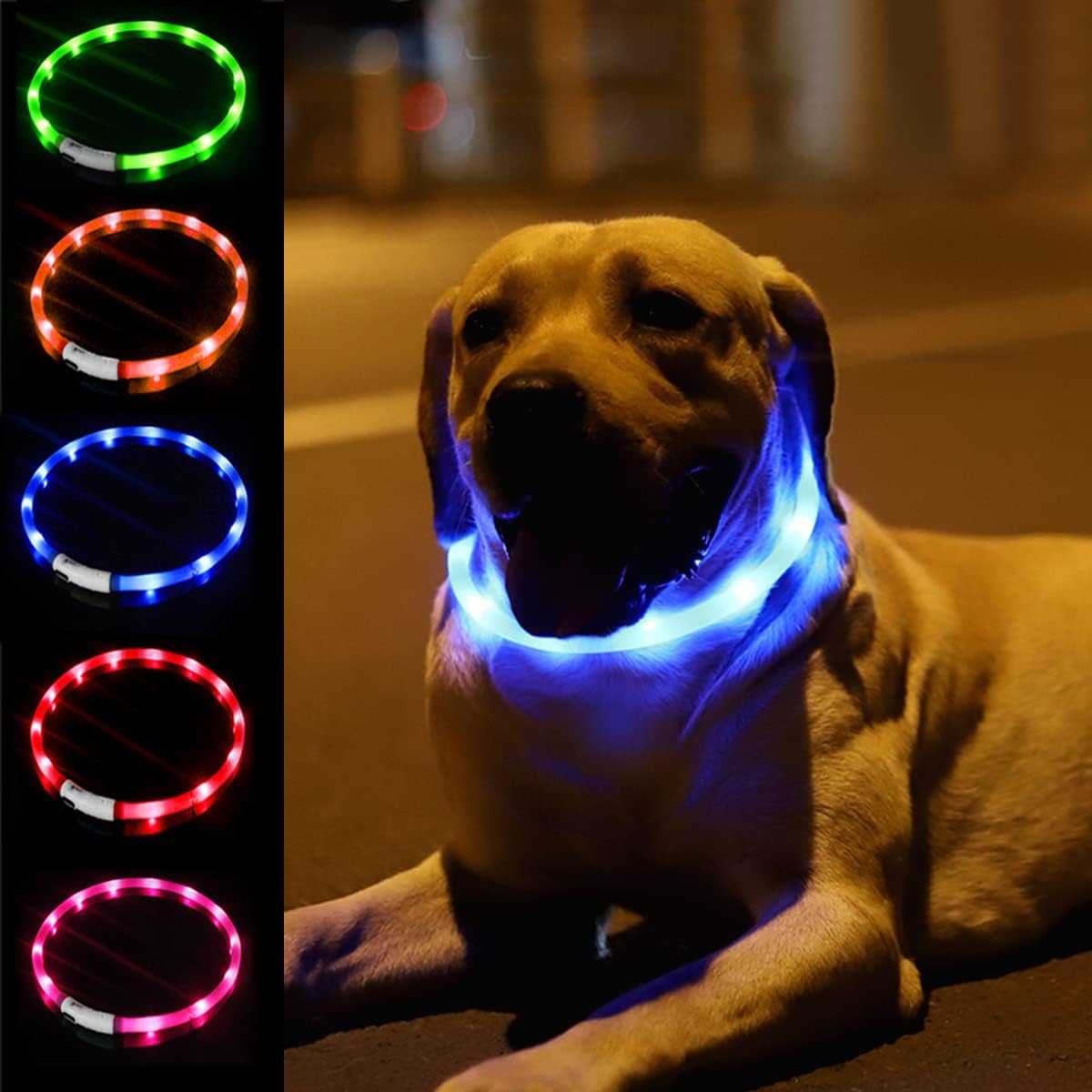 Siliconen LED-hondenhalsband,  - Dog Muzzle Silicone recensie en prijs
