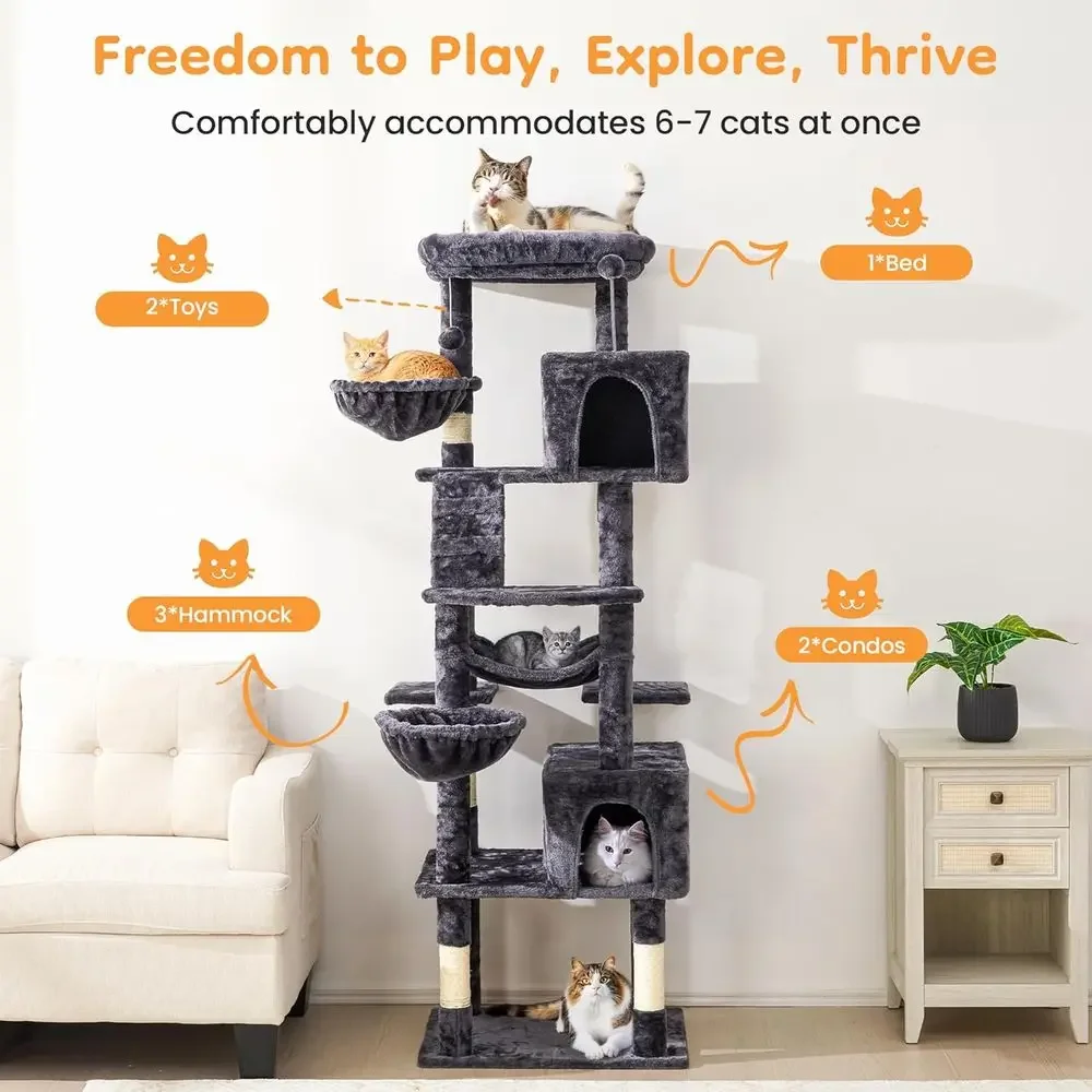 74 cm hoge kattenboom met krab - Cat Scratching Post recensie en prijs
