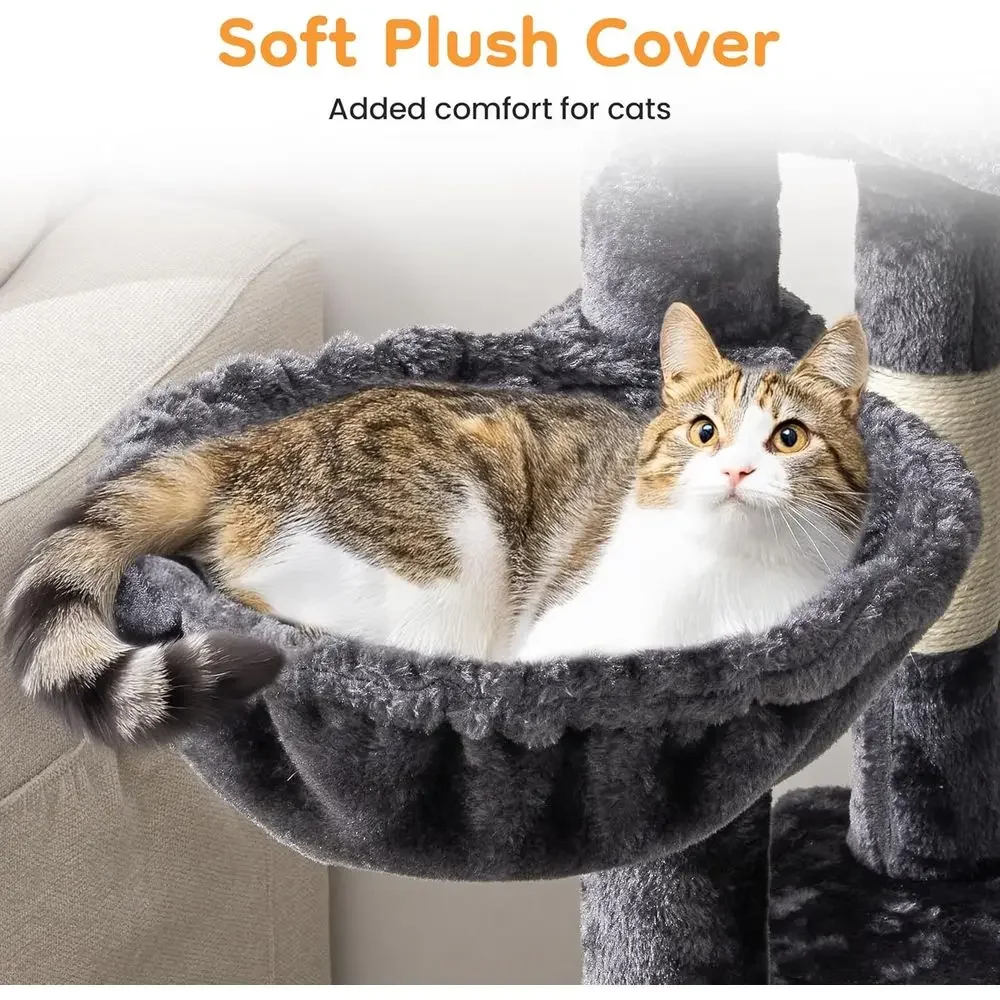 74 cm hoge kattenboom met krab - Cat Scratching Post recensie en prijs