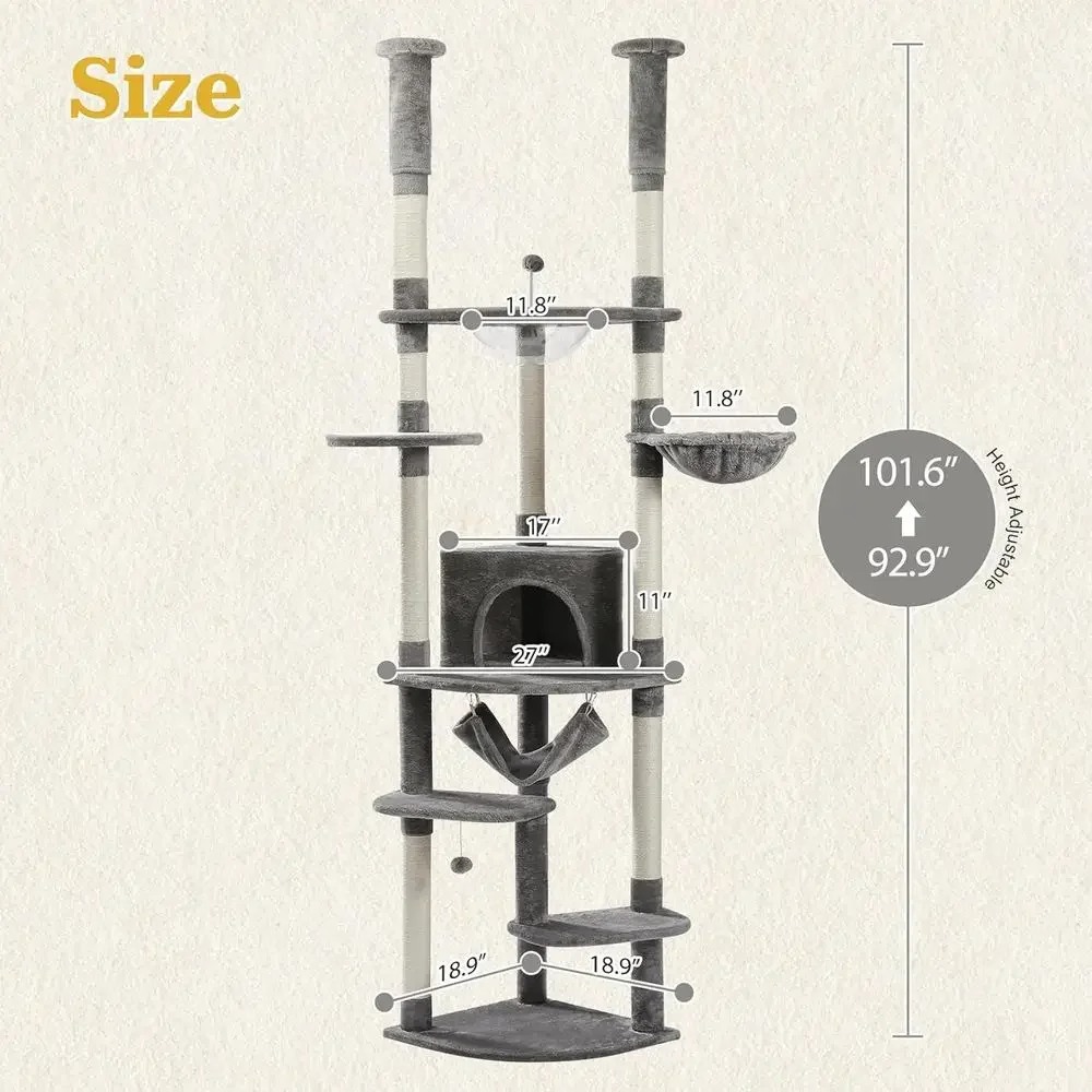 Verstelbare kattenboom: ruim s - Cat Scratching Post recensie en prijs