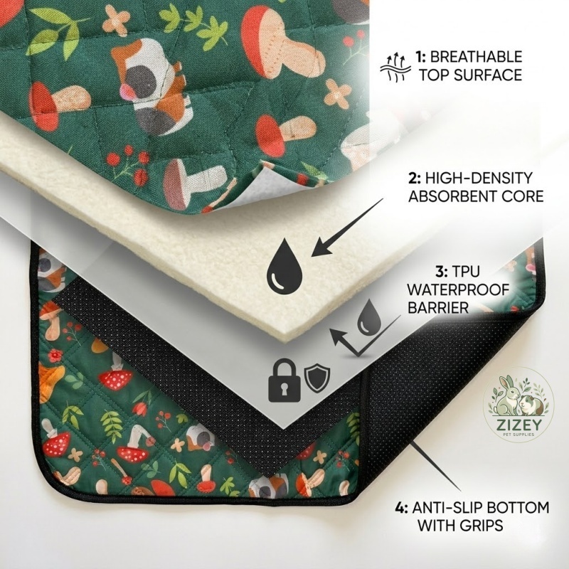 Hamster Bedding Mat Wasbaar Ko - Hedgehog Bedding Liner recensie en prijs