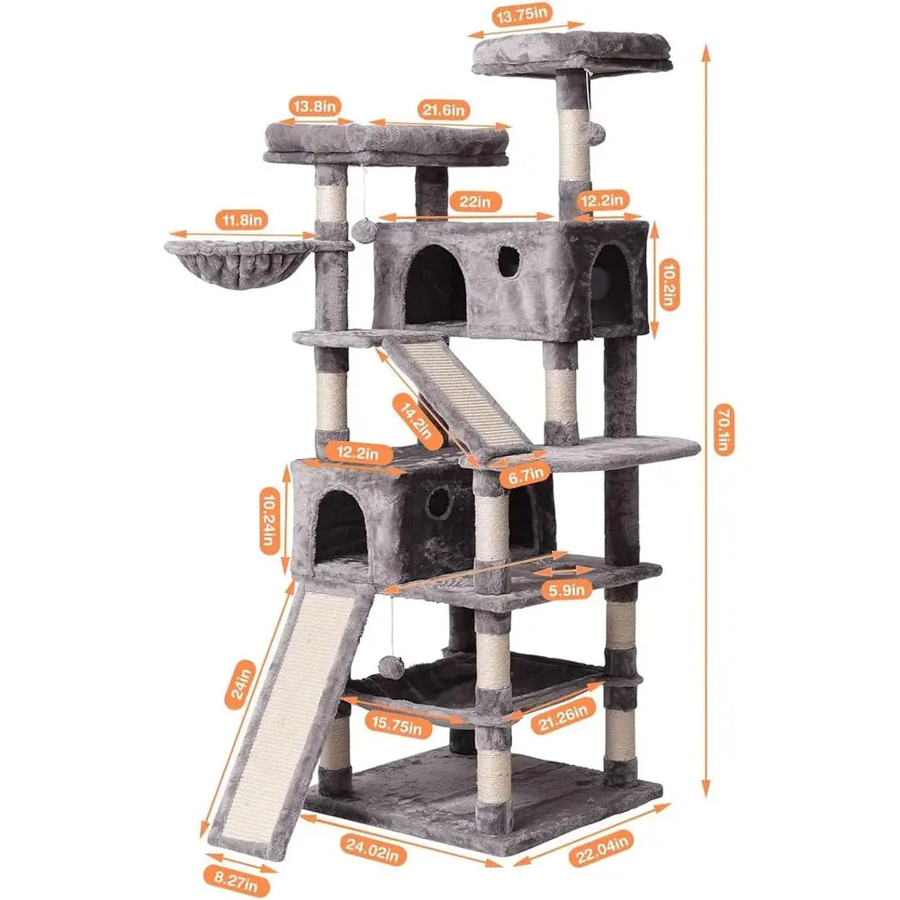 Multi-level kattenboom met kra - Cat Scratching Post recensie en prijs