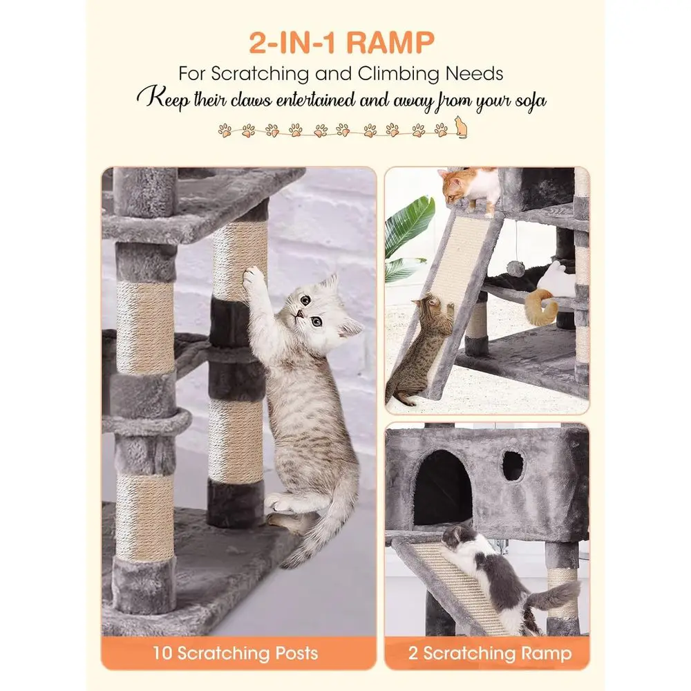 Multi-level kattenboom met kra - Cat Scratching Post recensie en prijs