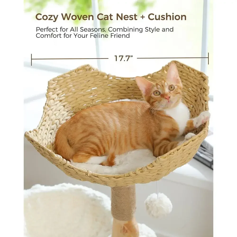 Grote, knusse kattenboom met e - Cat Scratching Post recensie en prijs