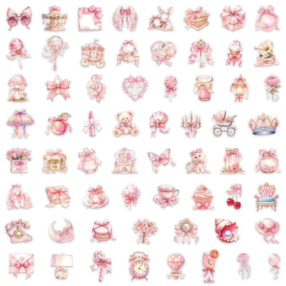 60 stuks roze Coquette-sticker - Pet Supplies In Store recensie en prijs