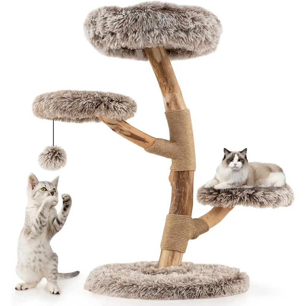 Multi-level houten kattentoren - Cat Scratching Post recensie en prijs