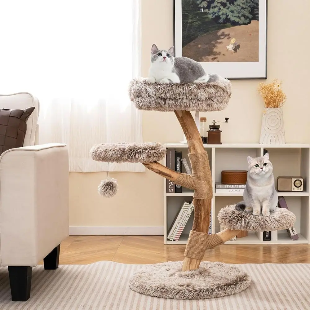 Multi-level houten kattentoren - Cat Scratching Post recensie en prijs