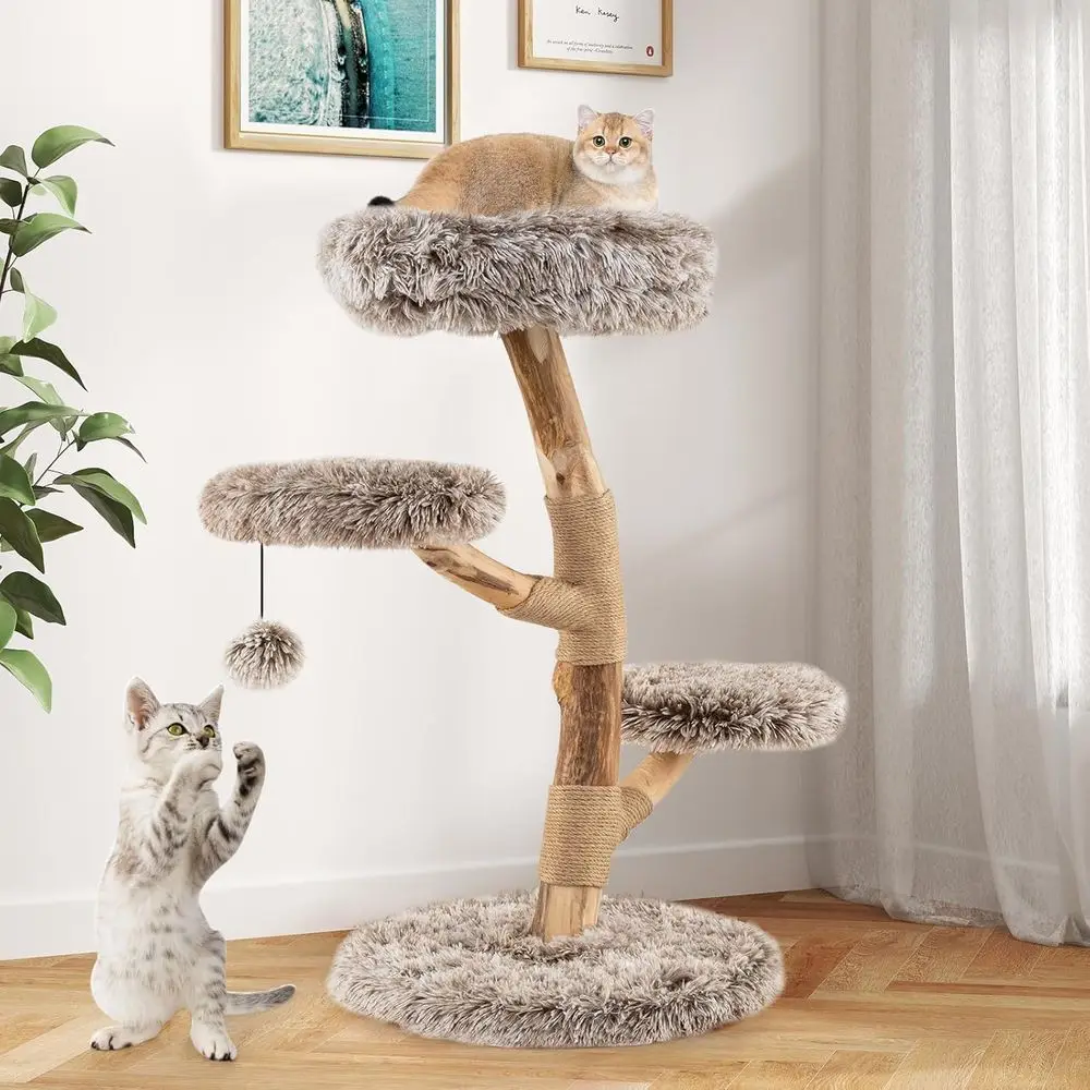 Multi-level houten kattentoren - Cat Scratching Post recensie en prijs