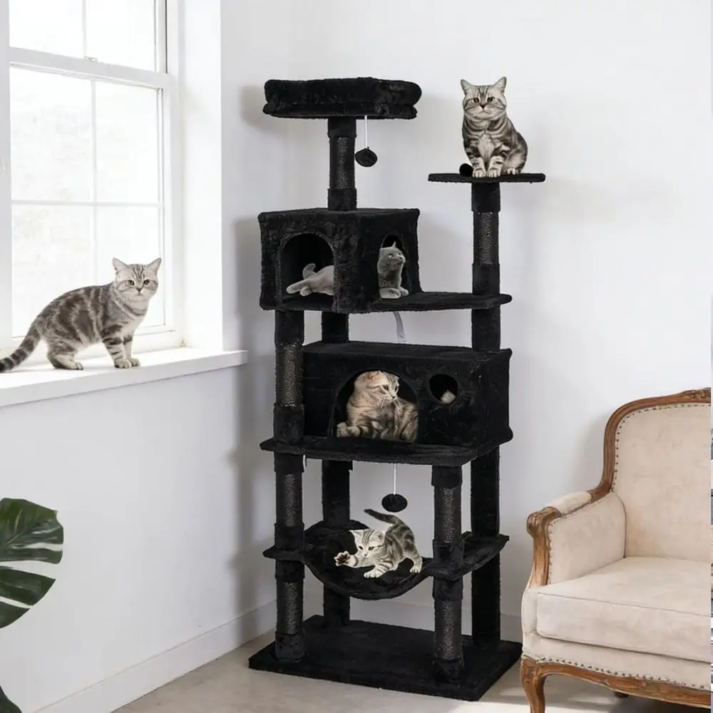 67-delige meerlaagse XL katten - Cat Scratching Post recensie en prijs