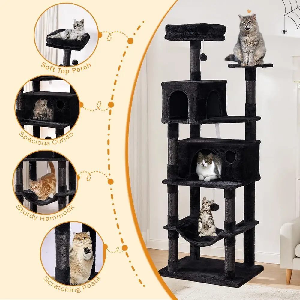 67-delige meerlaagse XL katten - Cat Scratching Post recensie en prijs